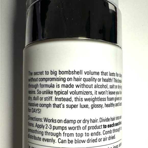 Color Wow Xtra Large Bombshell Volumizer Full Size 6.5oz Hair Styling Mousse - Picture 5 of 6